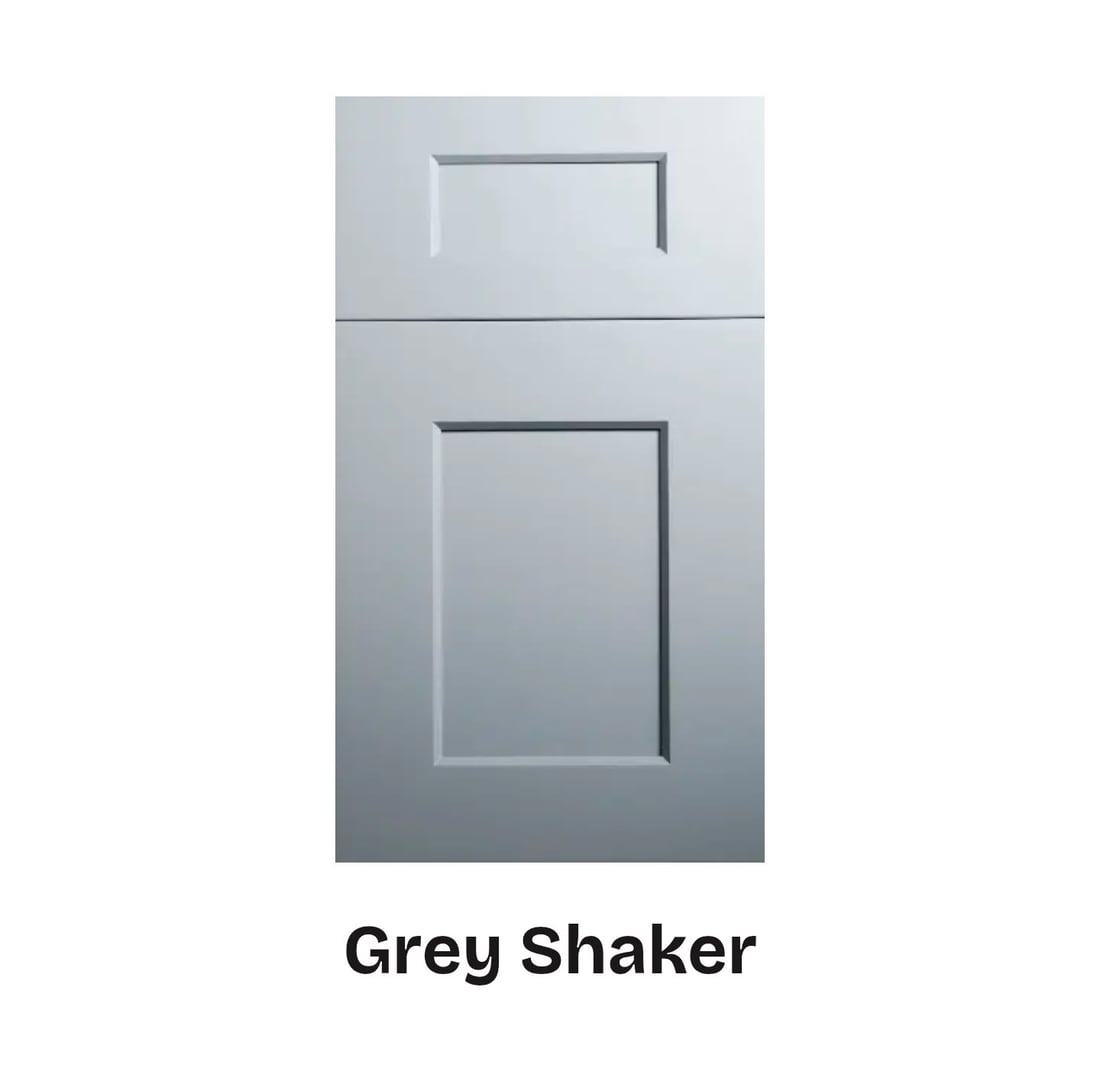 Grey Shaker cabinet door