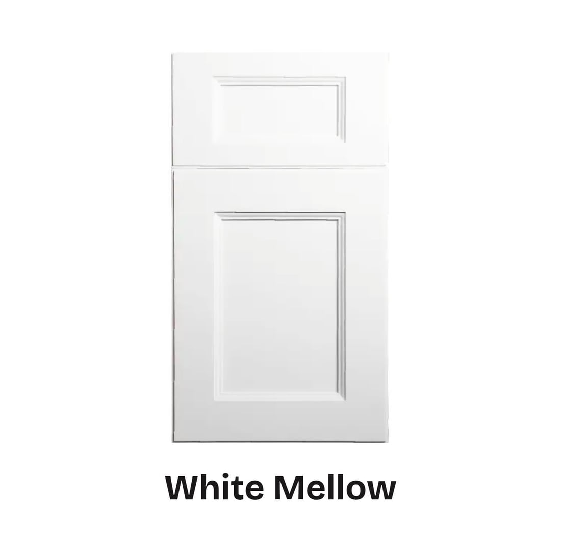 White Mellow cabinet door