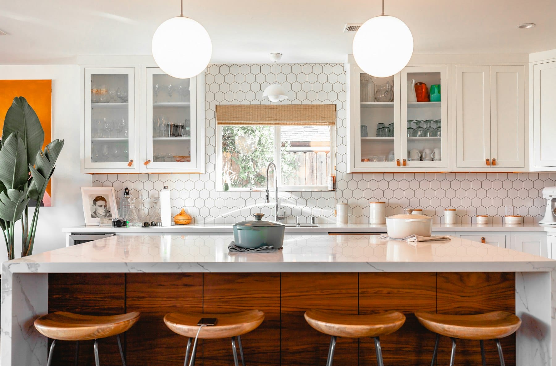 White Oak kitchen cabinets